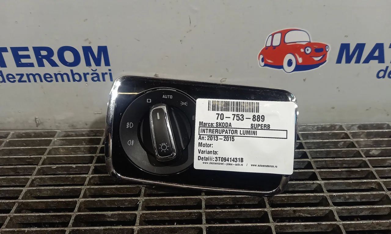 INTRERUPATOR LUMINI SKODA SUPERB II 2008-2015