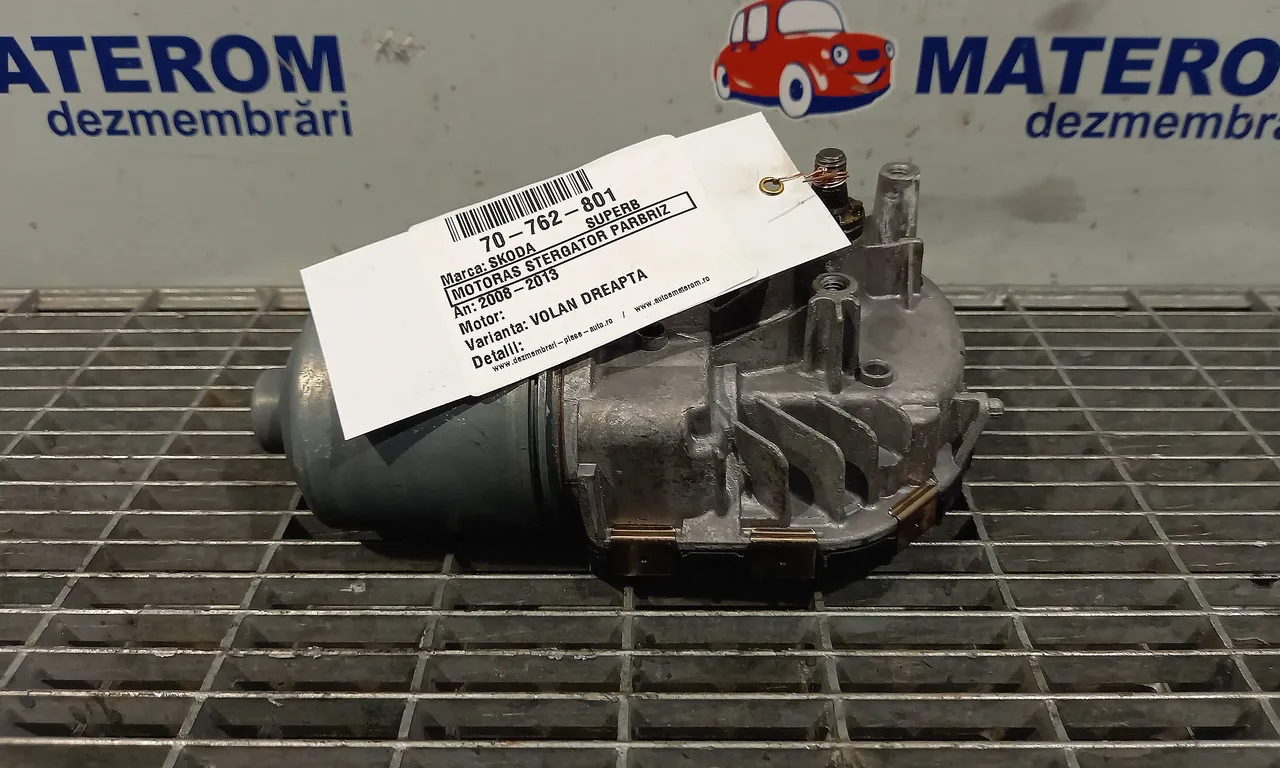 MOTORAS STERGATOR PARBRIZ SKODA SUPERB II 2008-2015