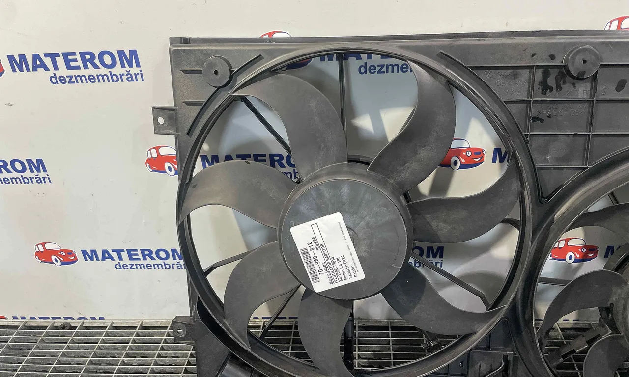 VENTILATOR RADIATOR SKODA SUPERB II 2008-2015