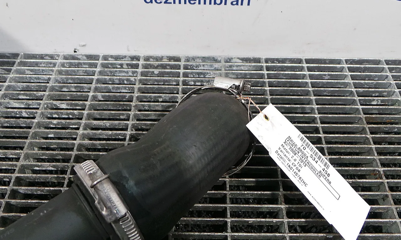 FURTUN INTERCOOLER SKODA SUPERB II 2008-2015