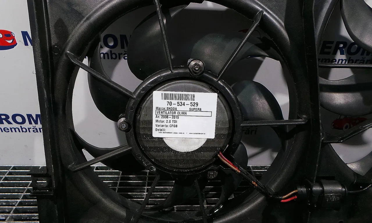VENTILATOR CLIMA SKODA SUPERB II 2008-2015