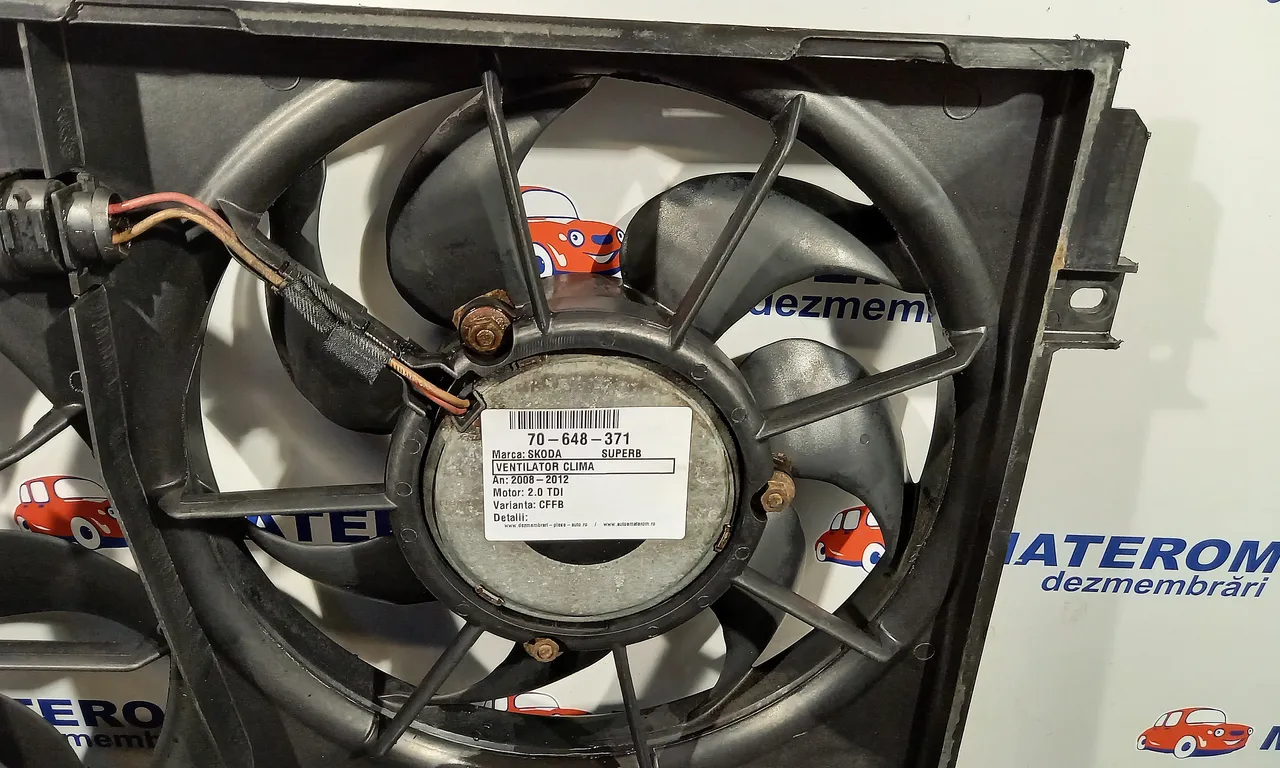VENTILATOR CLIMA SKODA SUPERB II 2008-2015