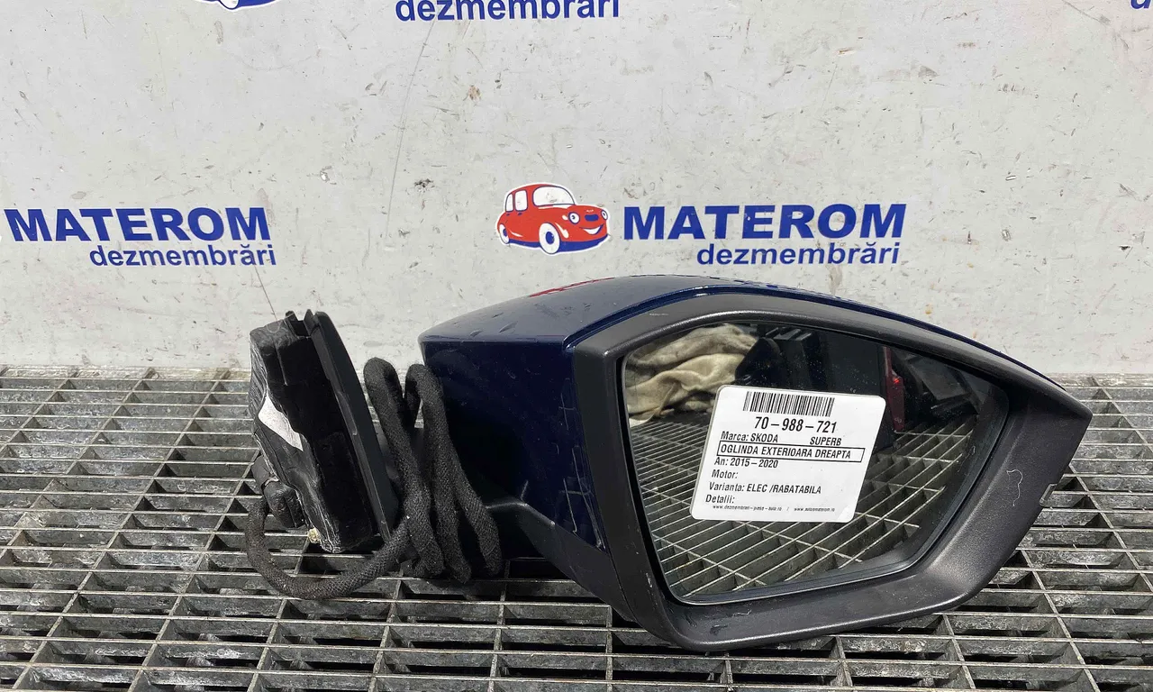 OGLINDA EXTERIOARA DREAPTA SKODA SUPERB III 2015-2024