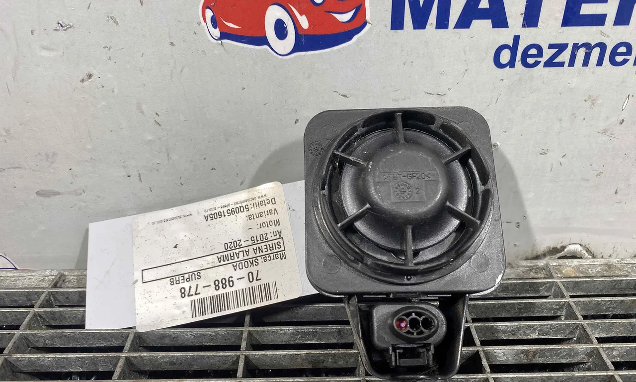 SIRENA ALARMA SKODA SUPERB III 2015-2024