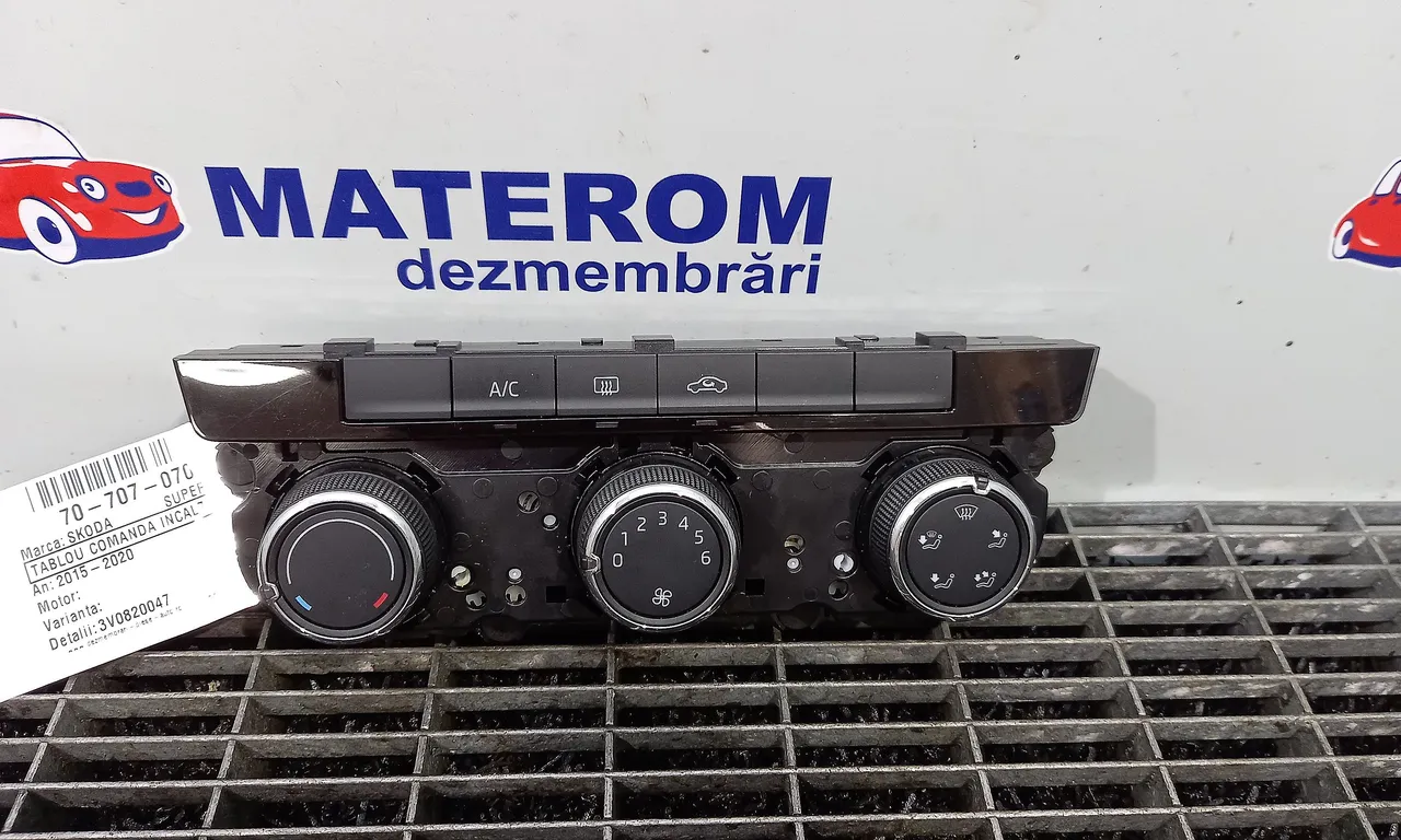 TABLOU COMANDA INCALZIRE SKODA SUPERB III 2015-2024