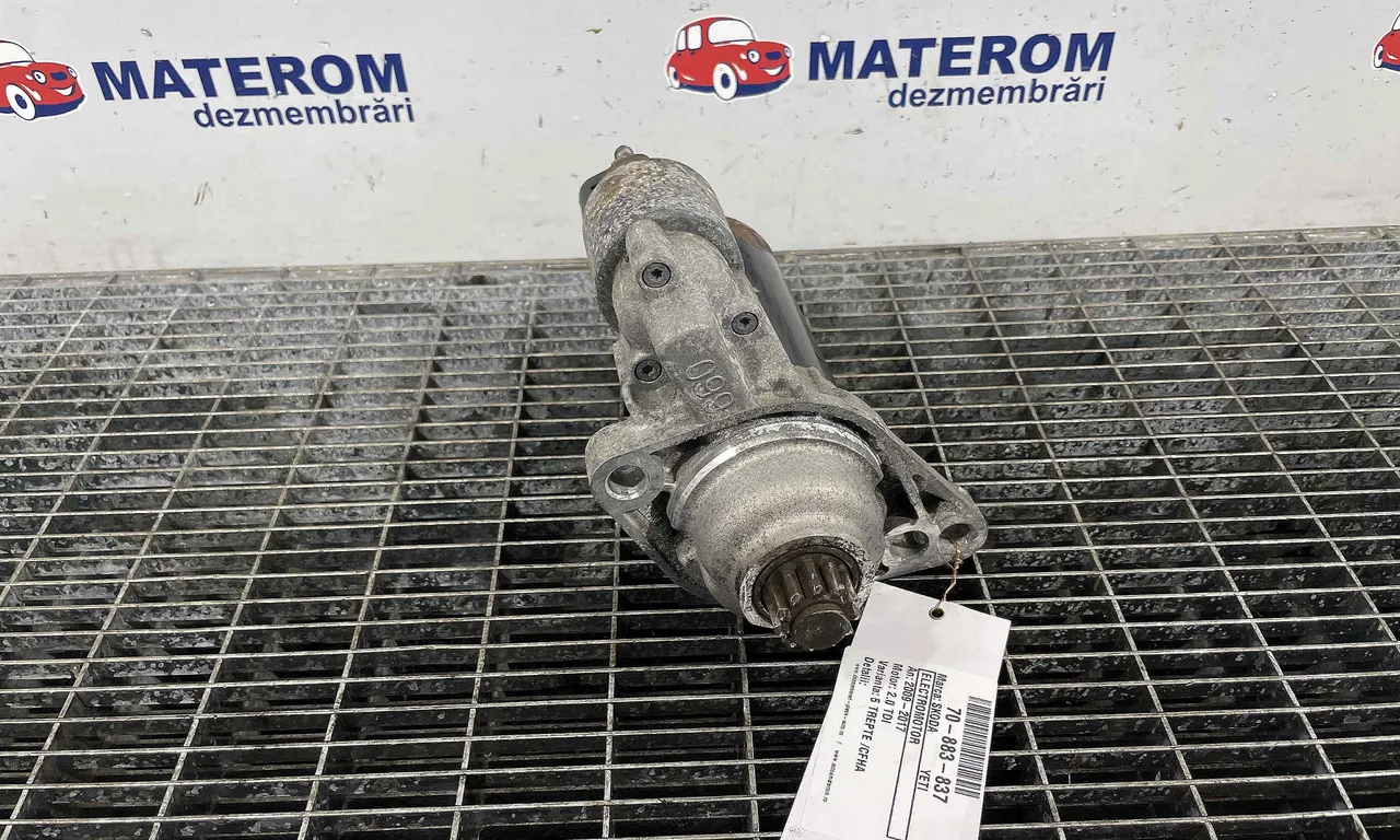ELECTROMOTOR SKODA YETI 2009-2017