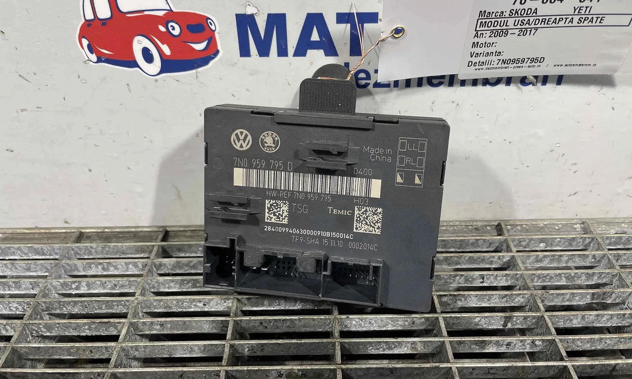 MODUL USA/DREAPTA SPATE SKODA YETI 2009-2017