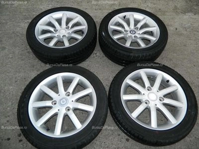 Set jante aliaj R15 SMART FORTWO 2004-2007, vedere frontata