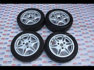 Set jante aliaj R15 SMART FORTWO 2004-2007, vedere frontata