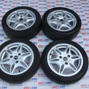 Set jante aliaj R15 SMART FORTWO 2004-2007, vedere frontata