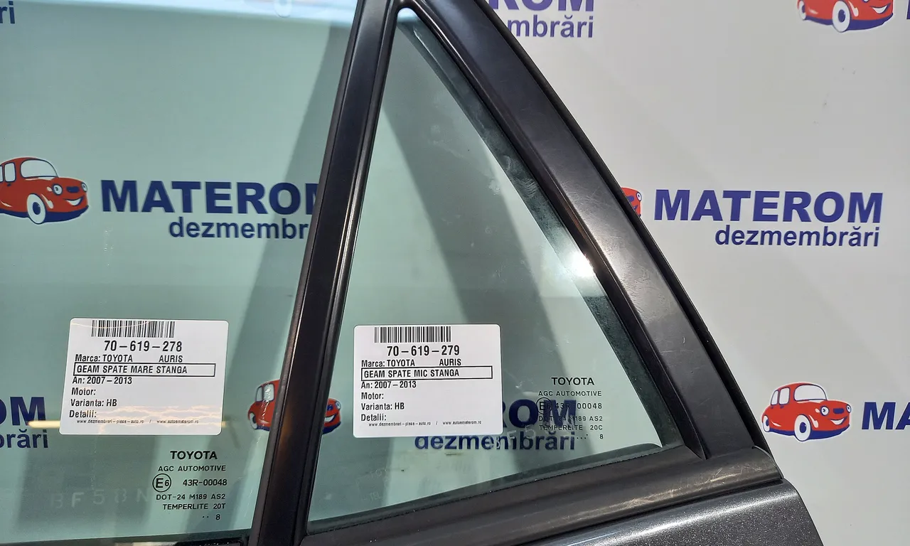 GEAM SPATE MIC STANGA TOYOTA AURIS 2006-2013