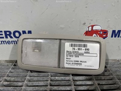 LAMPA PLAFONIERA TOYOTA AURIS 1.6 D4-D 2012-2019 oe 8125005030, vedere frontata