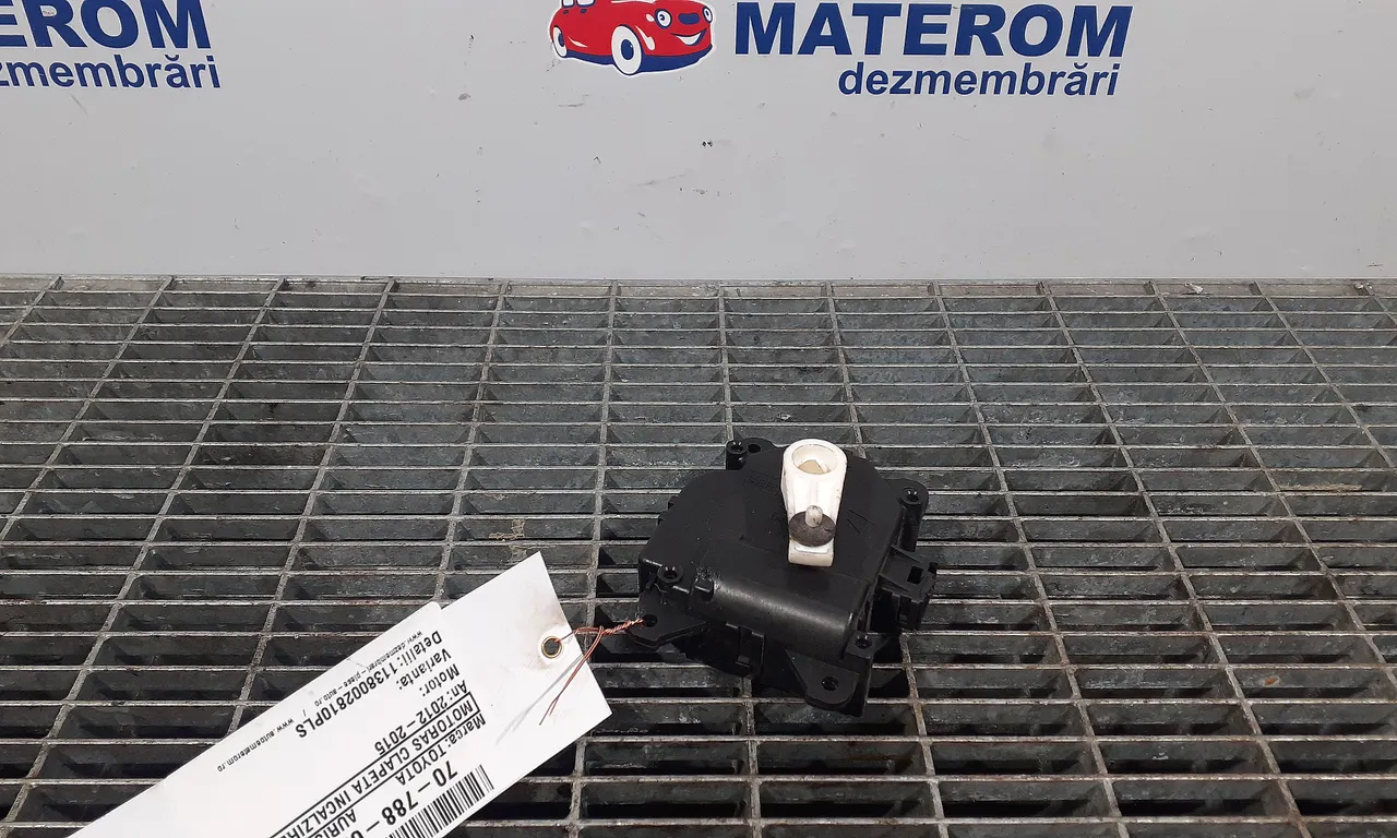 MOTORAS CLAPETA INCALZIRE TOYOTA AURIS 2012-2019