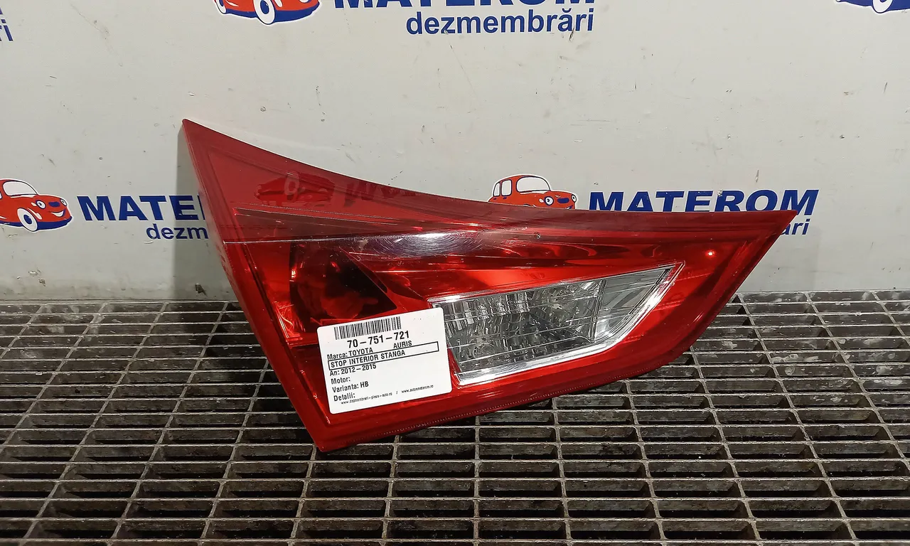 STOP INTERIOR STANGA TOYOTA AURIS 2012-2019