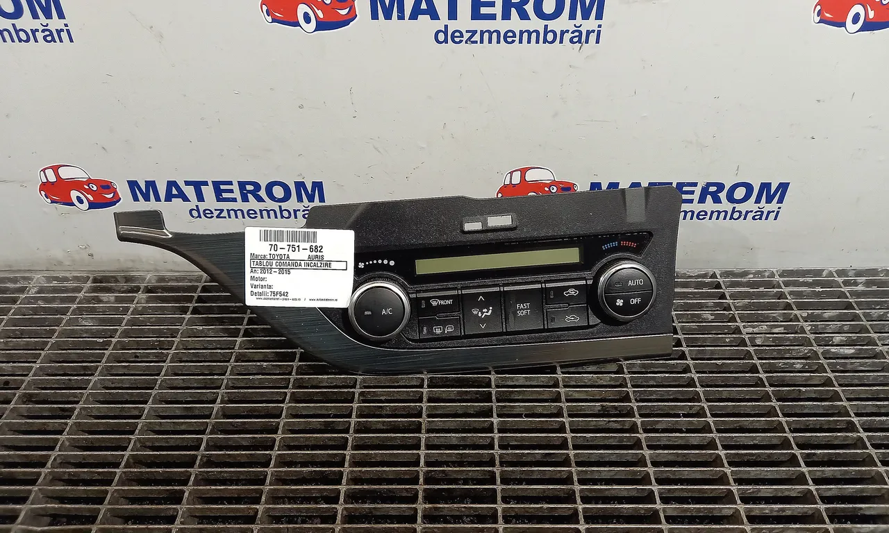 TABLOU COMANDA INCALZIRE TOYOTA AURIS 2012-2019