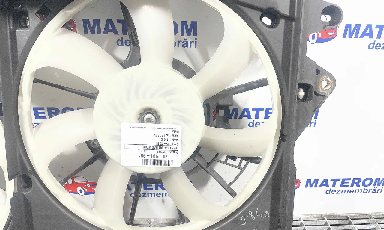 VENTILATOR RADIATOR TOYOTA AURIS 2012-2019