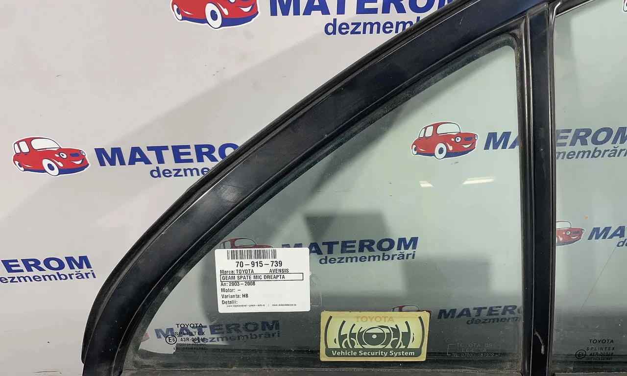 GEAM SPATE MIC DREAPTA TOYOTA AVENSIS 2003-2008