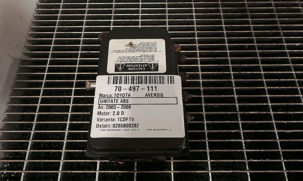 UNITATE ABS TOYOTA AVENSIS 2003-2008