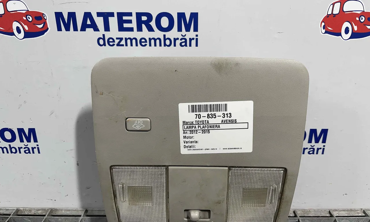 LAMPA PLAFONIERA TOYOTA AVENSIS 2008-2018