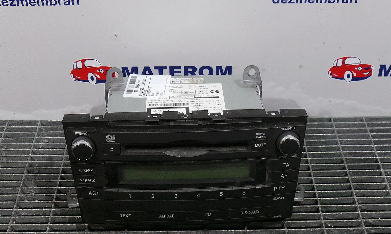 RADIO CD TOYOTA AVENSIS 2008-2018