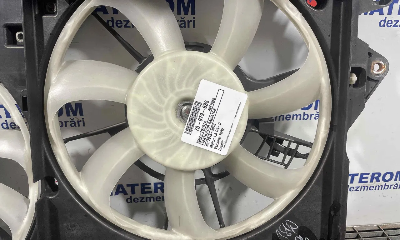 VENTILATOR RADIATOR TOYOTA AVENSIS 2008-2018