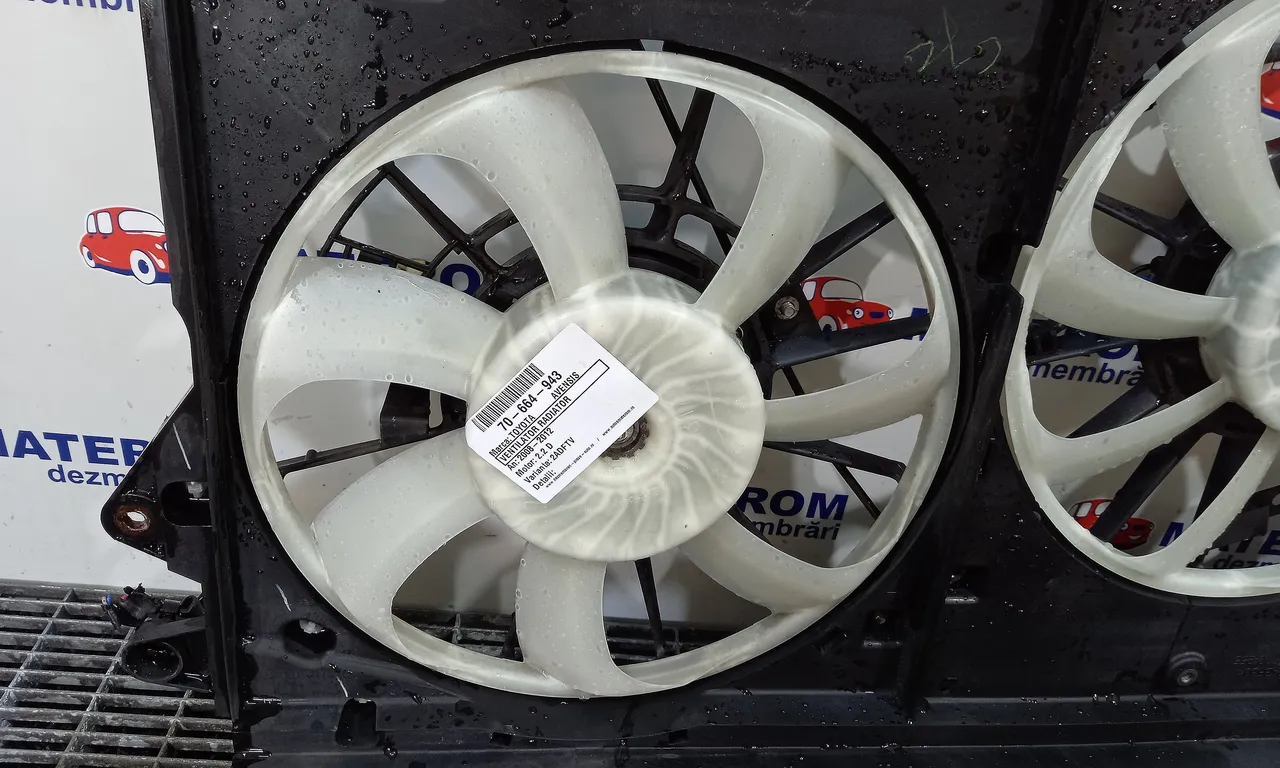 VENTILATOR RADIATOR TOYOTA AVENSIS 2008-2018