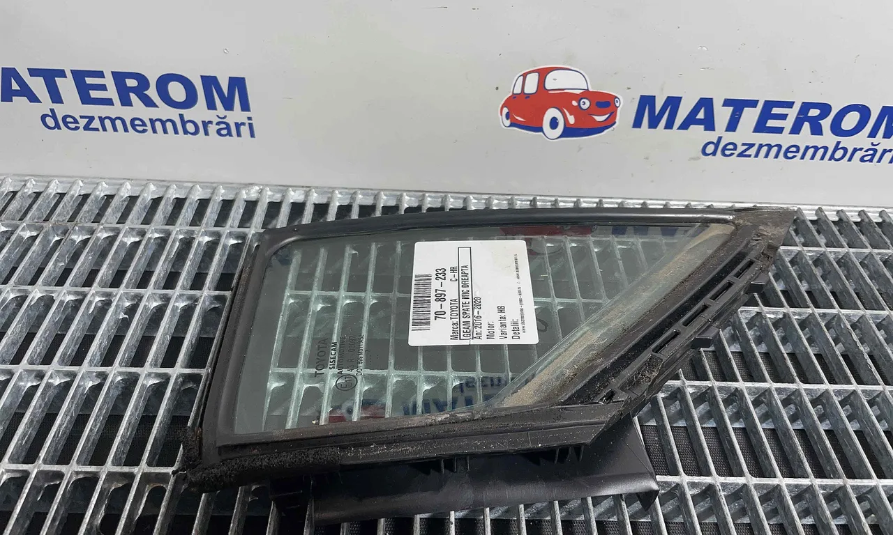 GEAM SPATE MIC DREAPTA TOYOTA C-HR 2016-2020