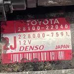 ELECTROMOTOR TOYOTA COROLLA 1.4 INJ 2006-2012 oe-2810022040, vedere laterala