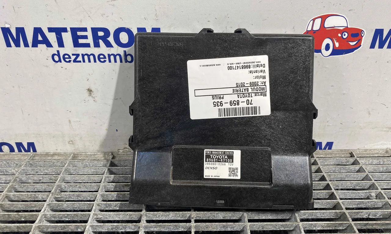 MODUL BATERIE TOYOTA PRIUS 2008-2016