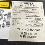 RADIO CD TOYOTA PRIUS 1.8 Plug-in Hybrid 2008-2016 oe-8612047301, vedere laterala