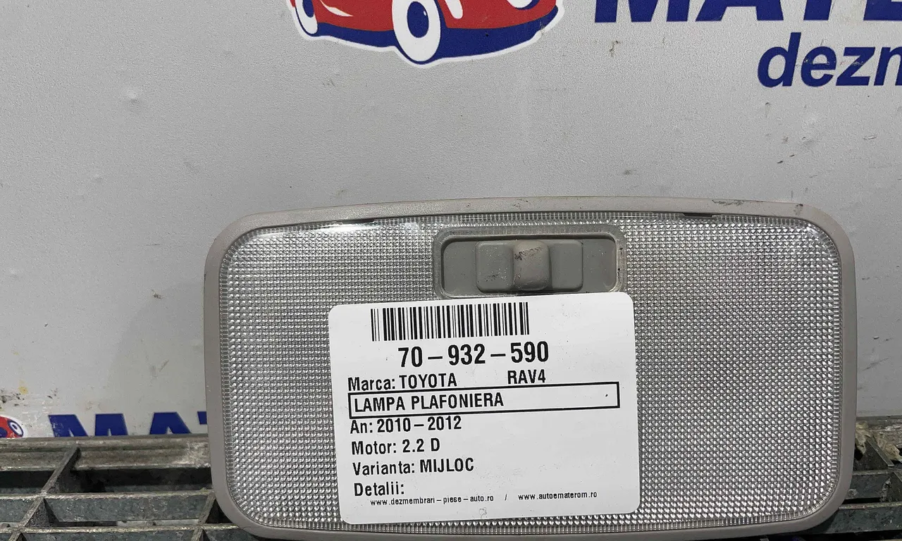 LAMPA PLAFONIERA TOYOTA RAV 4 III 2005-2014