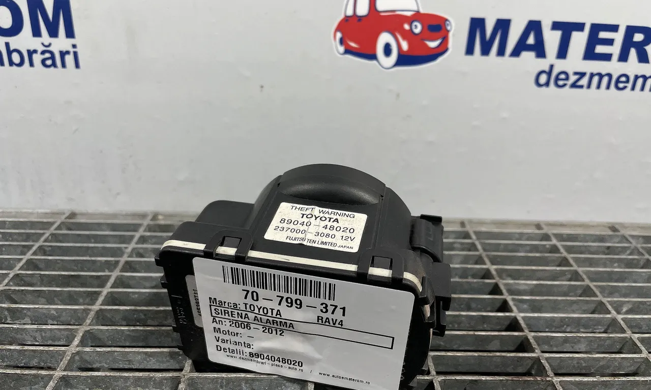 SIRENA ALARMA TOYOTA RAV 4 III 2005-2014