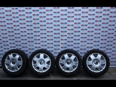 Set jante aliaj R16 VOLKSWAGEN BORA I 1998-2013 oe 1J0601025H, vedere frontata