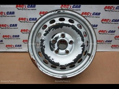 Janta tabla R15 VOLKSWAGEN CADDY III 2004-2016 oe 2K0601027, vedere frontata