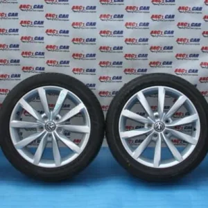 Set jante aliaj R17 VOLKSWAGEN GOLF ALLTRACK VII Variant 2014-2020 5G0601025R, vedere frontata