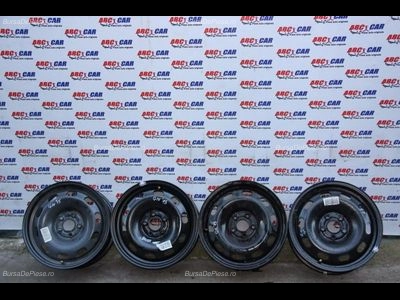 Set jante tabla R15 VOLKSWAGEN GOLF IV 1997-2008 oe 1J0601027Q, vedere frontata