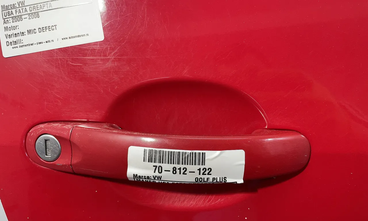MANER USA FATA DREAPTA VOLKSWAGEN GOLF PLUS V 2004-2013