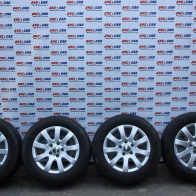 Set jante aliaj R15 VOLKSWAGEN GOLF PLUS V 2004-2013 1K0601025AQ, vedere frontata