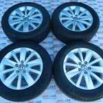 Set jante aliaj R16 VOLKSWAGEN GOLF PLUS V 2004-2013 3AA601025AF, vedere frontata