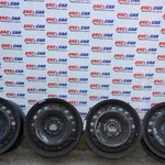 Set jante tabla R15 VOLKSWAGEN GOLF PLUS V 2004-2013 1K0601027C, vedere frontata