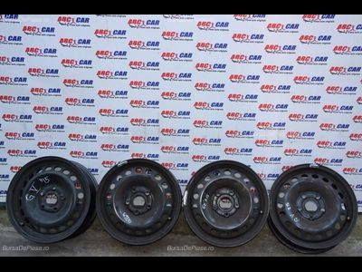 Set jante tabla R15 VOLKSWAGEN GOLF PLUS V 2004-2013 oe 1K0601027C, vedere frontata