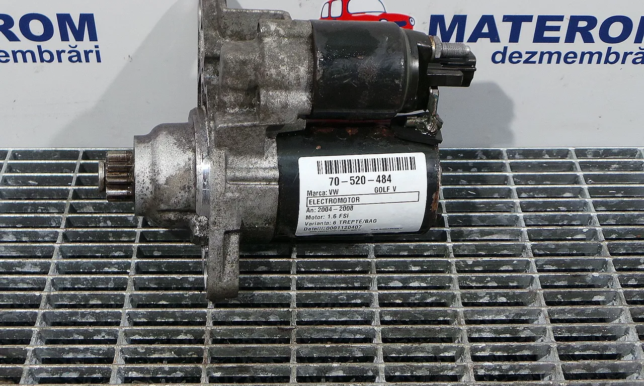 ELECTROMOTOR VOLKSWAGEN GOLF V 2003-2010
