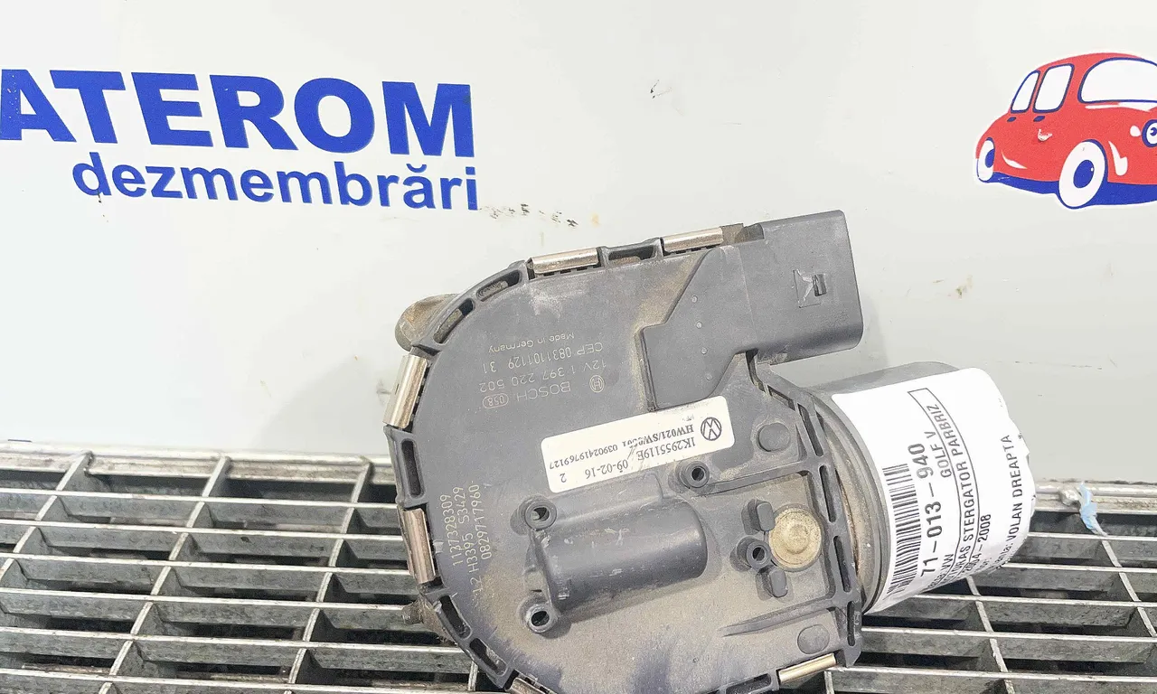 MOTORAS STERGATOR PARBRIZ VOLKSWAGEN GOLF V 2003-2010