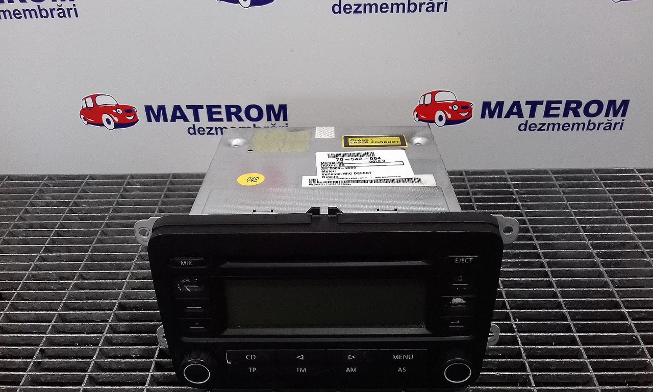 RADIO CD VOLKSWAGEN GOLF V 2003-2010