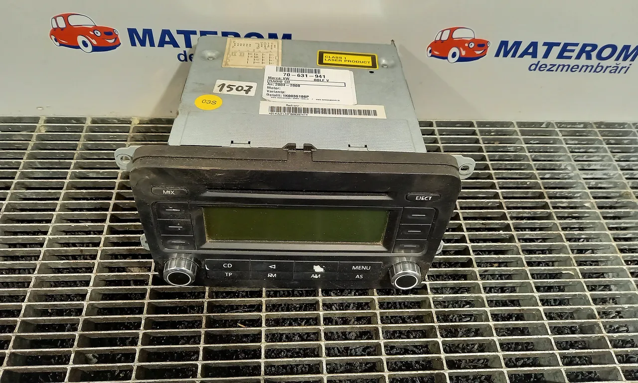 RADIO CD VOLKSWAGEN GOLF V 2003-2010