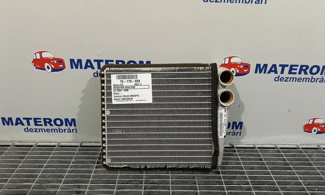RADIATOR INCALZIRE VOLKSWAGEN GOLF V 2003-2010