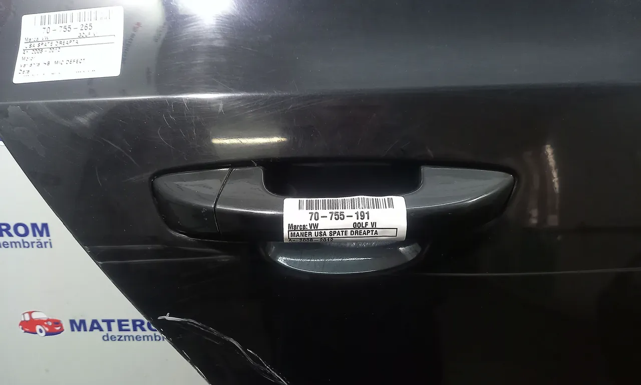 MANER USA SPATE DREAPTA VOLKSWAGEN GOLF VI 2008-2014