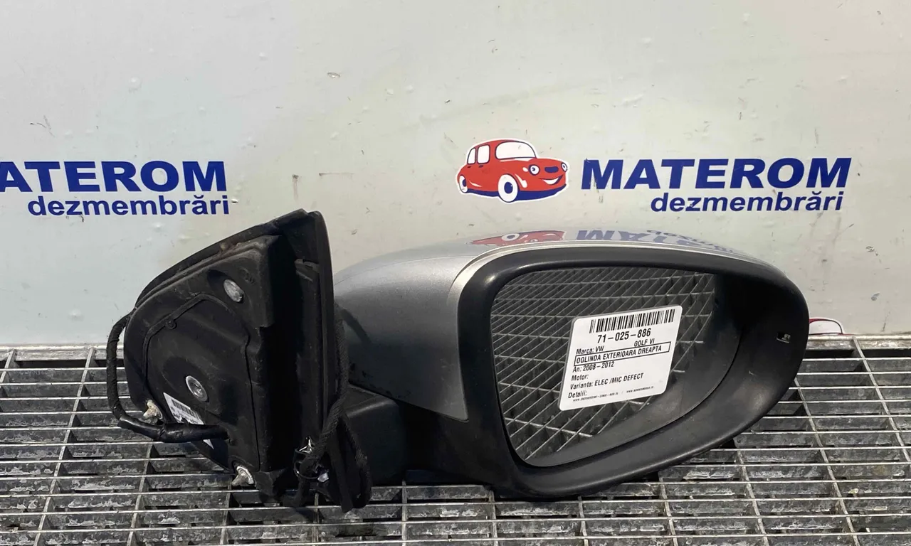 OGLINDA EXTERIOARA DREAPTA VOLKSWAGEN GOLF VI 2008-2014