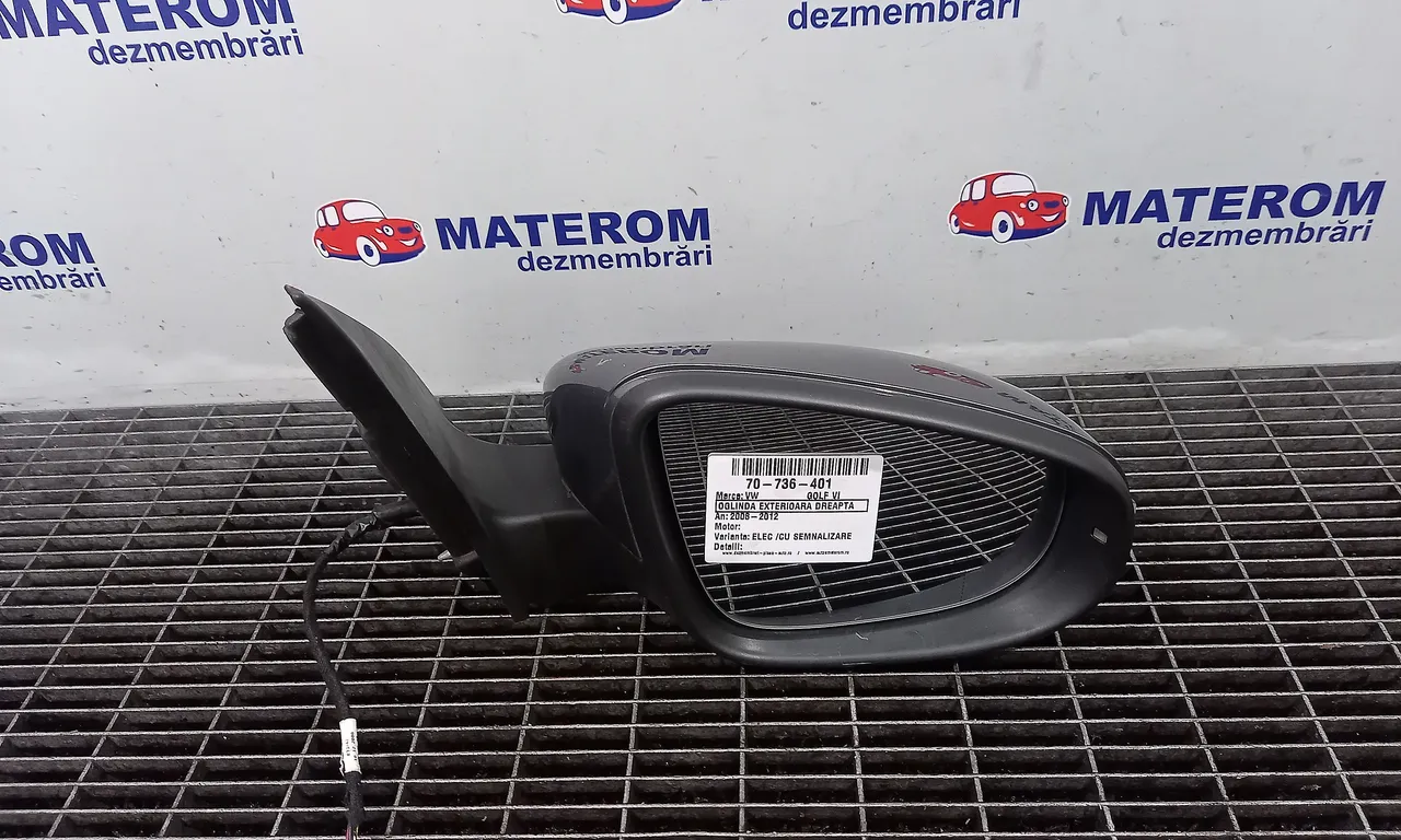 OGLINDA EXTERIOARA DREAPTA VOLKSWAGEN GOLF VI 2008-2014