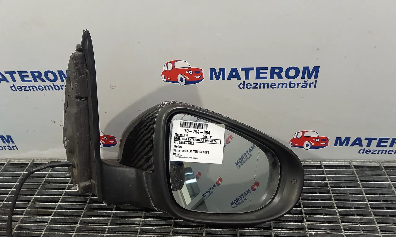 OGLINDA EXTERIOARA DREAPTA VOLKSWAGEN GOLF VI 2008-2014